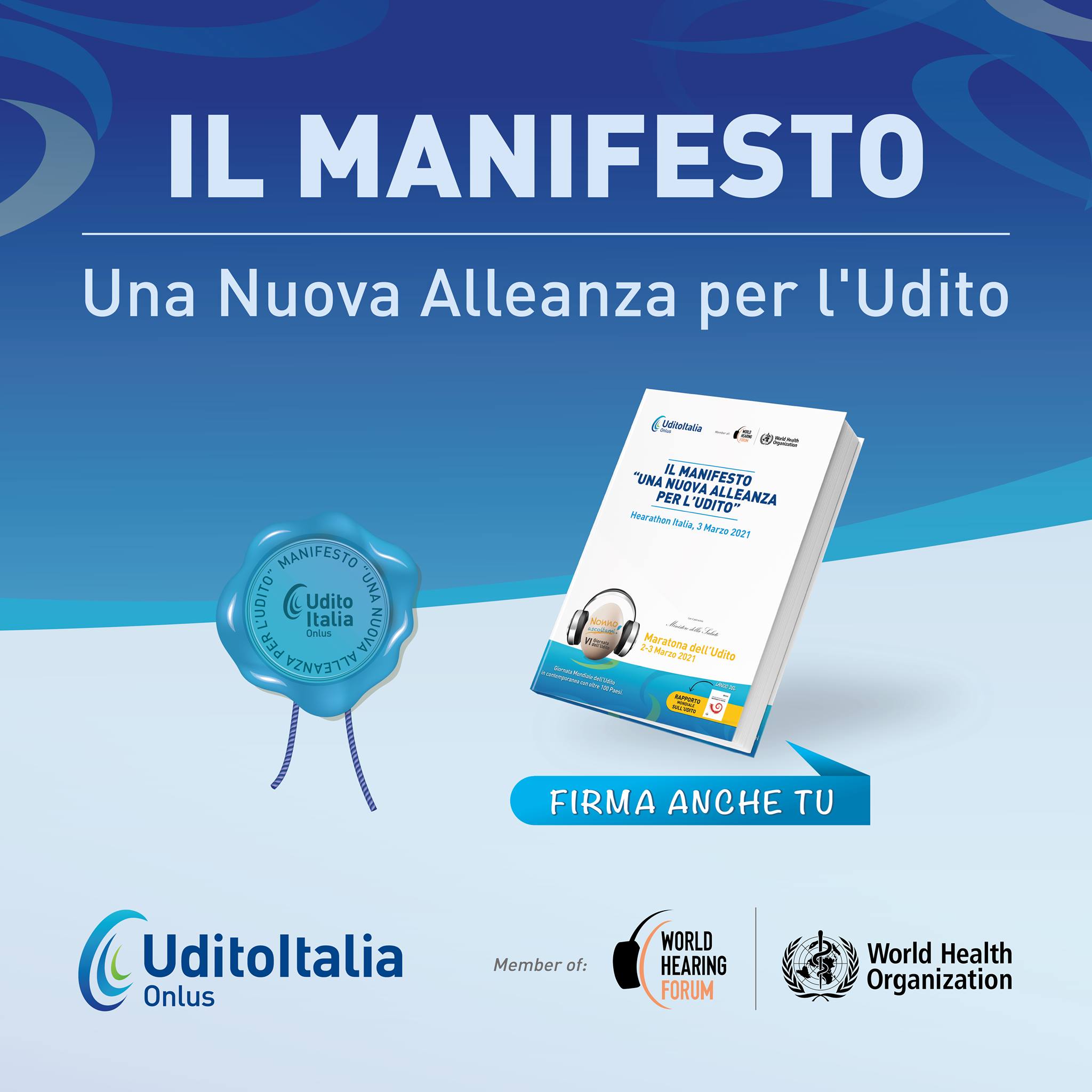 Firma anche tu il Manifesto, unisciti alla Nuova Alleanza per l’Udito!